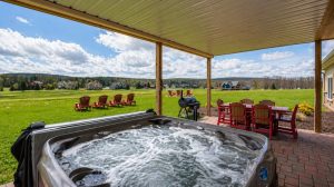 deep creek lake rental with private hot tub