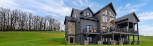 Crooked Oak lodge Deep Creek Lake vacation home exterior