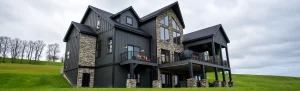 Crooked Oak lodge Deep Creek Lake vacation home exterior