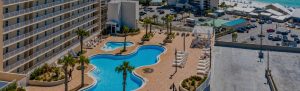 panama city beach resort overhead