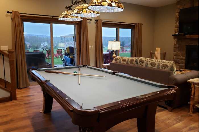 Vacation rental game room for family entertainment