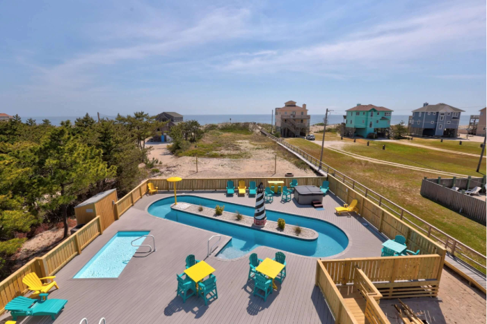 Oceanfront vacation rental perfect for family beach trips