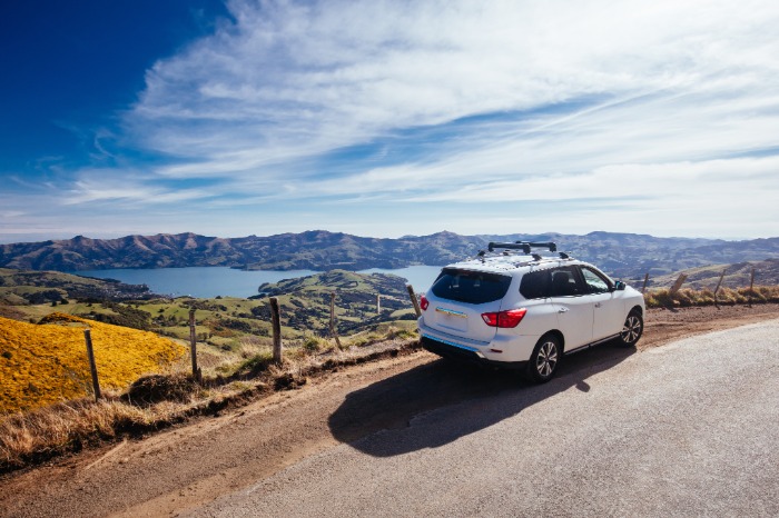 Scenic coastal drive along Highway 12 in the Outer Banks