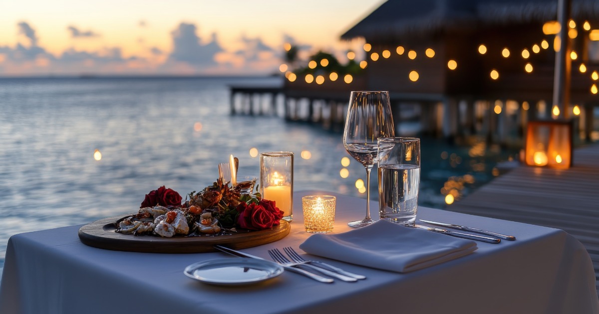 Upscale dining setting in Myrtle Beach