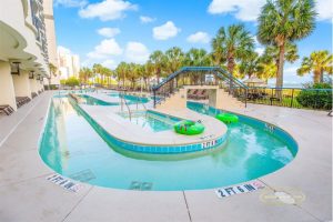 Resort vacation rental with pool and shared amenities