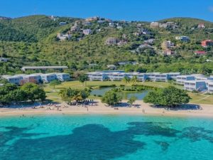 Beachfront St. Thomas condo with ocean views and easy access to Sapphire Beach