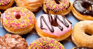 Fresh made donuts with toppings at Duck Donuts Outer Banks