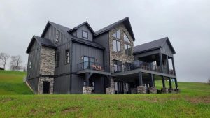Luxury Deep Creek Lake lodge with indoor pool, hot tub, and mountain setting