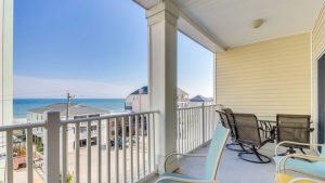 Beachside North Myrtle Beach condo with ocean views and large balconies