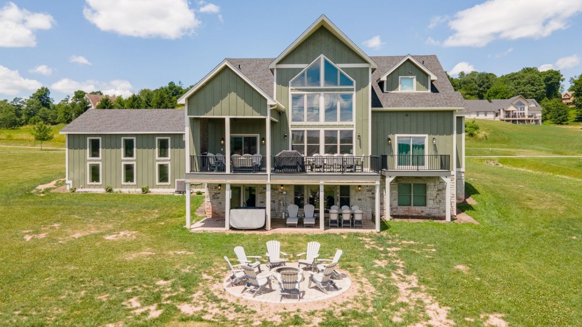 Deep Creek Lake mountain retreat with indoor pool, theater, and game room