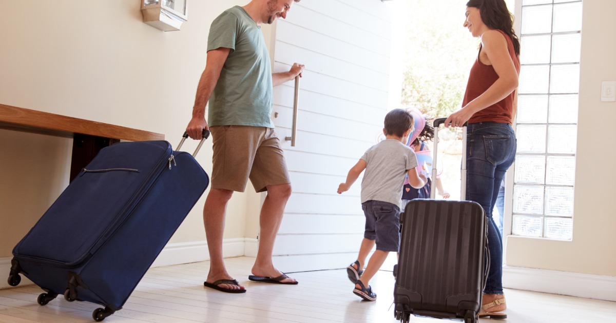 Family vacation planning calendar showing longer stay savings from booking direct