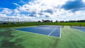 Waterfront Greens Community tennis courts in Deep Creek Lake MD